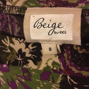 Fun Floral Pattern Size 8 Dress